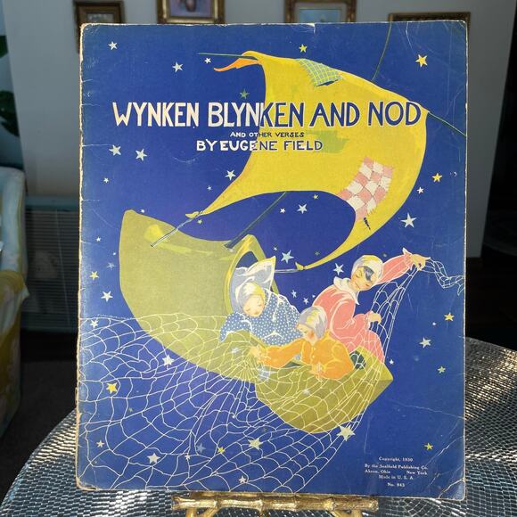 Vintage Wynken Blynken and Nod by Eugene Field 1937 - Picture 1 of 16